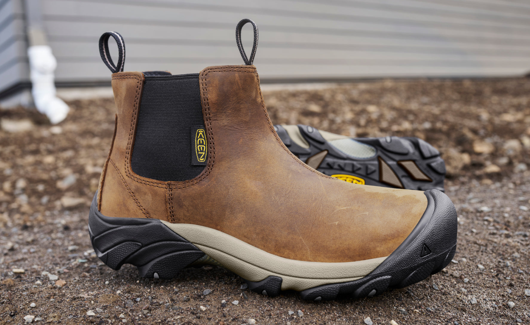 Men's Lansing Chelsea (Steel Toe)  |  Dark Earth/Black - Image 7