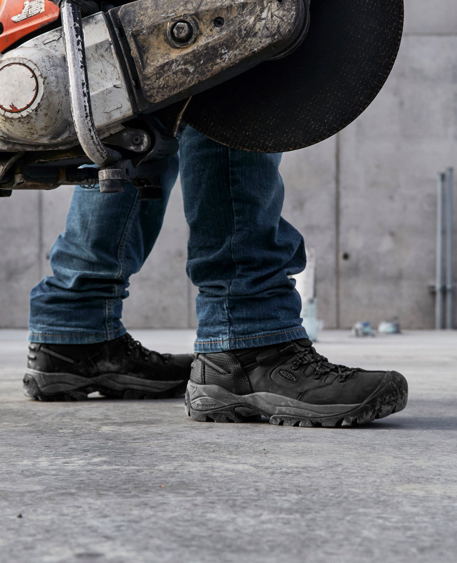 Men's Pittsburgh Energy 6 Waterproof Boot (Carbon Toe)  |  Black/Forged Iron - Image 8