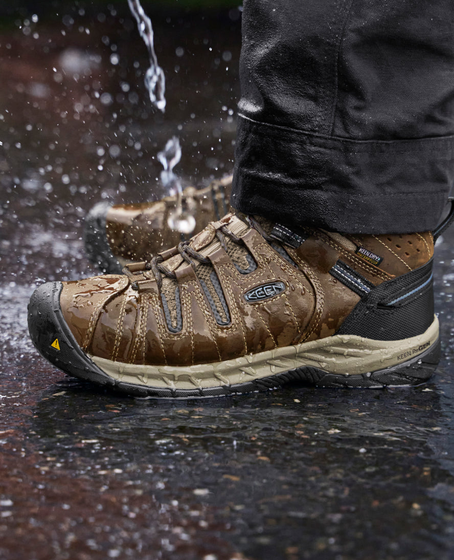 Men's Flint II Waterproof Boot (Steel Toe)  |  Cascade Brown/Orion Blue - Image 8