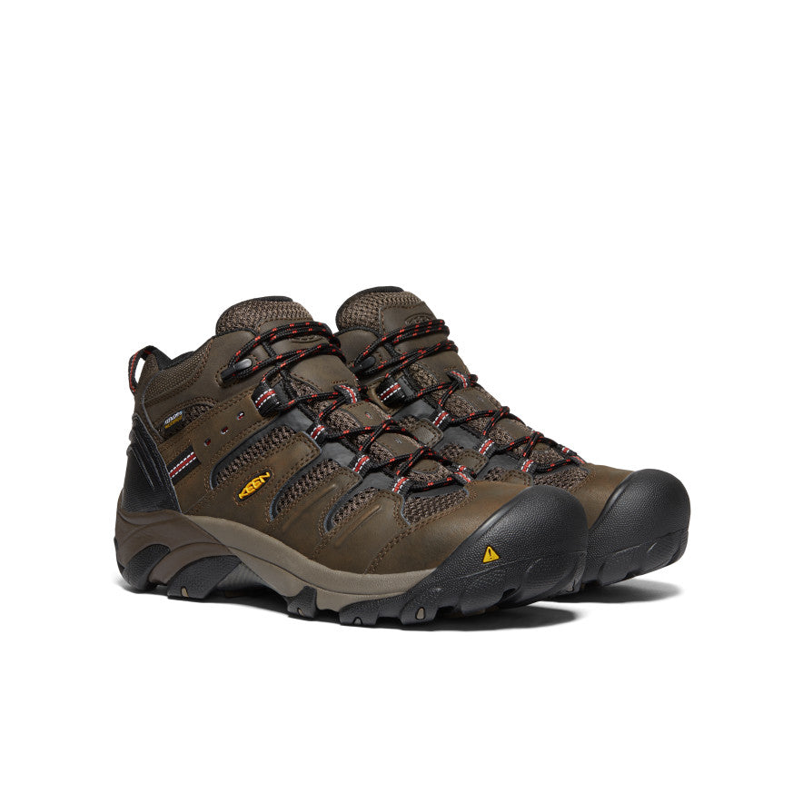 Men's Lansing Mid Waterproof (Steel Toe) | Cascade Brown/Brindle - Image 2